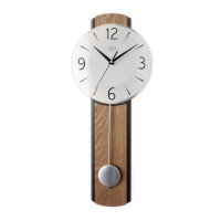 Drevené sklenené kyvadlové hodiny JVD NS22017/78, 60cm