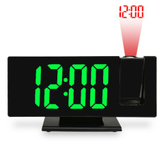 Digitálny budík do siete so zelenými LED svietiacimi číslami s projekciou JVD SB3618.1 Digitálny budík do siete so zelenými LED svietiacimi číslami s projekciou JVD SB3618.1