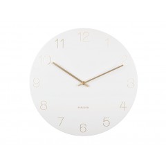 Nástenné hodiny Karlsson KA5762WH, 40 cm
