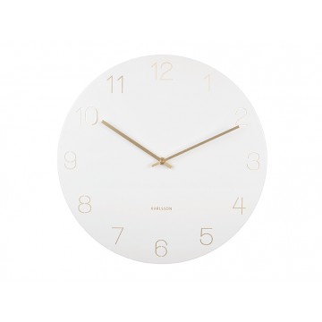 Nástenné hodiny Karlsson KA5762WH, 40 cm