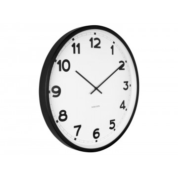 Nástenné hodiny New Classic Karlsson KA5848, biela 60cm 