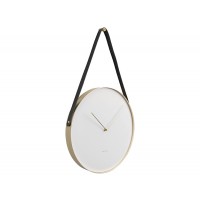Nástenné hodiny s opaskom Karlsson KA5767, 58 cm biela