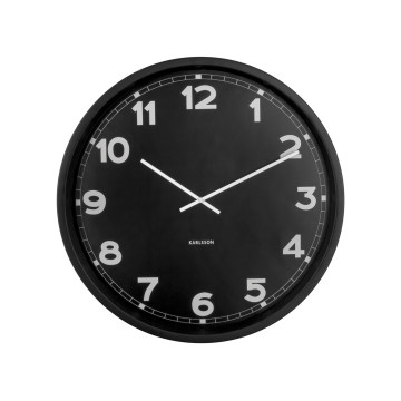 Nástenné hodiny Karlsson 5944BK, 80cm