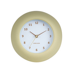 Nástenné hodiny Tender Rib Karlsson KA6048LY, 25cm