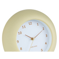 Nástenné hodiny Tender Rib Karlsson KA6048LY, 25cm