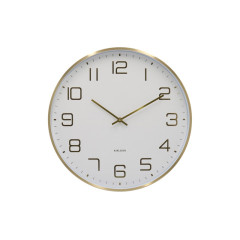Nástenné hodiny Karlsson KA5973WH Elegance Glow – (40 cm)
