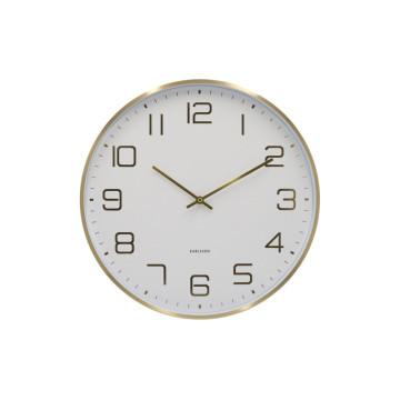 Nástenné hodiny Karlsson KA5973WH Elegance Glow – (40 cm)