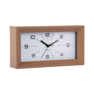 Budík Lujo Rectangle Karlsson KA6066BR, 20cm