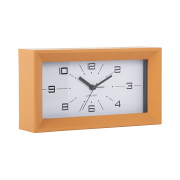 Budík Lujo Rectangle Karlsson KA6066YE, 20cm Budík Lujo Rectangle Karlsson KA6066YE, 20cm
