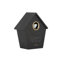 Budík Riqueza Cuckoo LED Karlsson KA6124BK, 15cm Budík Riqueza Cuckoo LED Karlsson KA6124BK, 15cm