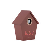 Budík Riqueza Cuckoo LED Karlsson KA6124RD, 15cm Budík Riqueza Cuckoo LED Karlsson KA6124RD, 15cm