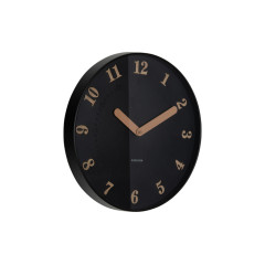 Nástenné hodiny Amena Karlsson KA6083BK, 40cm
