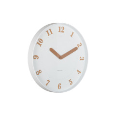 Nástenné hodiny Amena Karlsson KA6083WH, 40cm