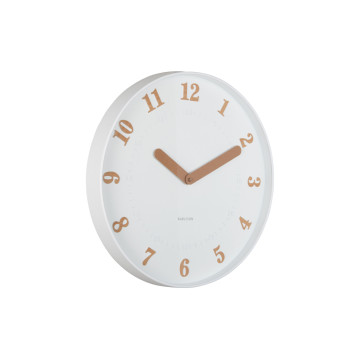 Nástenné hodiny Amena Karlsson KA6083WH, 40cm Nástenné hodiny Amena Karlsson KA6083WH, 40cm