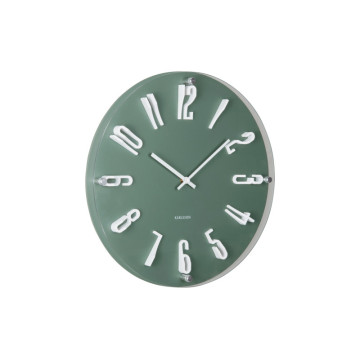 Nástenné hodiny Esencia Elevated Karlsson KA6090GR, 40cm