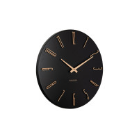 Dizajnové kovové hodiny Karlsson Esmerado KA6072BK (40 cm) – Matná čierna