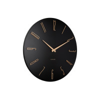 Karlsson Esmerado KA6073BK nástenné hodiny 60 cm – tichý chod