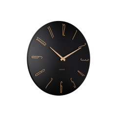 Karlsson Esmerado KA6073BK nástenné hodiny 60 cm – tichý chod