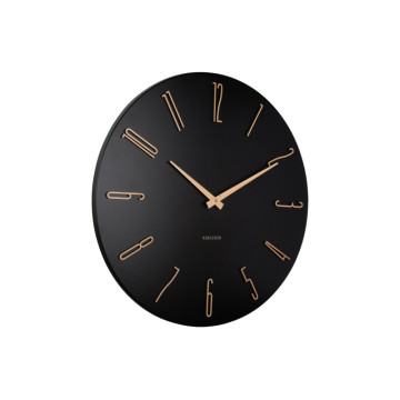 Karlsson Esmerado KA6073BK nástenné hodiny 60 cm – tichý chod Karlsson Esmerado KA6073BK nástenné hodiny 60 cm – tichý chod