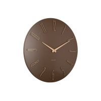 Nástenné hodiny Karlsson Esmerado KA6073BR – 60 cm, tichý chod