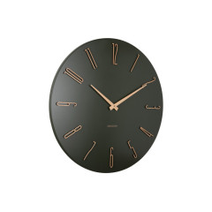 Nástenné hodiny Karlsson Esmerado KA6073GR (60 cm) - zelené