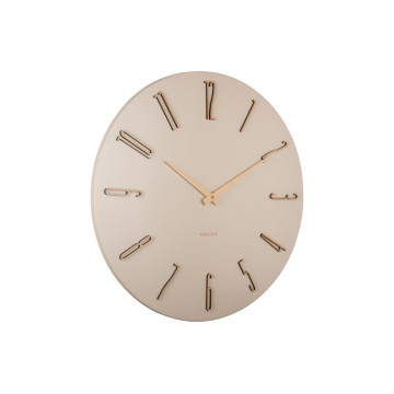 Karlsson Esmerado KA6073WH – dizajnové nástenné hodiny 60 cm Karlsson Esmerado KA6073WH – dizajnové nástenné hodiny 60 cm