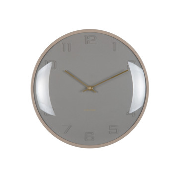 Nástenné hodiny Fuerte Dome Karlsson KA6084GY, 31cm