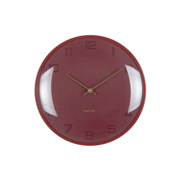 Nástenné hodiny Fuerte Dome Karlsson KA6084RD, 31cm