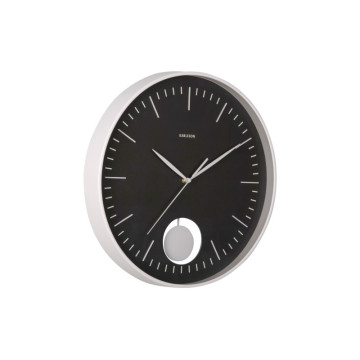 Nástenné hodiny Grato Pendulum Karlsson KA6065BK, 41cm
