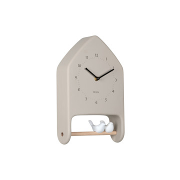 Nástenné hodiny Love Birds Karlsson KA6130WG, 32cm