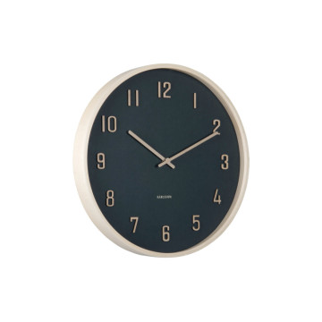 Nástenné hodiny Nervadura Karlsson KA6117BK, 41cm