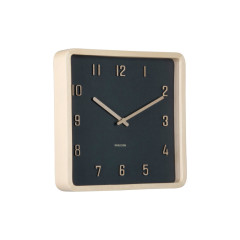 Nástenné hodiny Nervadura Square Karlsson KA6118BK, 26cm Nástenné hodiny Nervadura Square Karlsson KA6118BK, 26cm