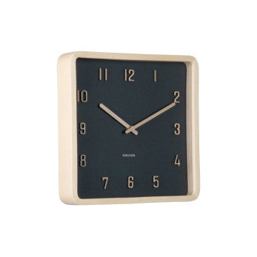 Nástenné hodiny Nervadura Square Karlsson KA6118BK, 26cm