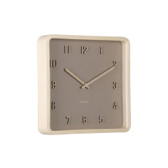 Nástenné hodiny Nervadura Square Karlsson KA6118BR, 26cm Nástenné hodiny Nervadura Square Karlsson KA6118BR, 26cm