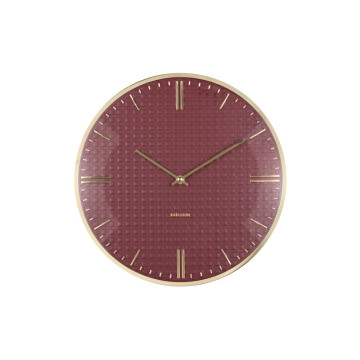 Nástenné hodiny Riqueza Karlsson KA6091RD, 35cm Nástenné hodiny Riqueza Karlsson KA6091RD, 35cm