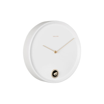 Nástenné kukučkové hodiny Esencia Cuckoo Karlsson KA6123WH, 30cm Nástenné kukučkové hodiny Esencia Cuckoo Karlsson KA6123WH, 30cm