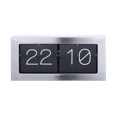 Nástenné/stolové hodiny Boxed Flip XL Karlsson KA5642ST, 37cm
