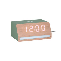 Retro budík s LED svetlom Karlsson KA6078WH, 17cm