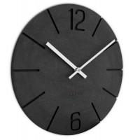 Drevené hodiny LAVVU Natur LCT5021, čierna 34cm