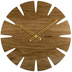 Dubové hodiny Vlaha so zlatými ručkami VCT1030, 45cm Dubové hodiny Vlaha so zlatými ručkami VCT1030, 45cm