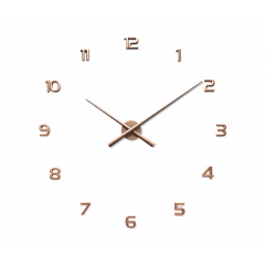 Nalepovacie hodiny LAVVU 3D STICKER Rose Numerals LCT1173