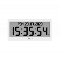 Digitálne hodiny s češtinou LAVVU Modig riadené rádiovým signálom LCX0010 37cm