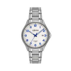 Titánové pánske hodinky so zafírovým sklom Lavvu LWM0150, Titanium Lille Hammer White