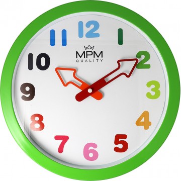 Detské nástenné hodiny MPM Arrow, 4050.40, 30 cm