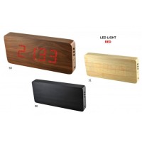 Digitálny LED budík/ hodiny MPM s dátumom a teplomerom 3672.50, red led, 25cm Digitálny LED budík/ hodiny MPM s dátumom a teplomerom 3672.50, red led, 25cm
