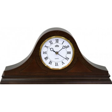 Stolové hodiny MPM, 2708.52 - hnedá tmavá, 38cm Stolové hodiny MPM, 2708.52 - hnedá tmavá, 38cm