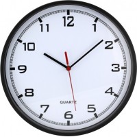 Nástenné hodiny MPM, 2478.90.A - čierna, 26cm