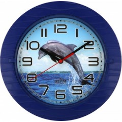Nástenné hodiny MPM 3687, delfín 22cm
