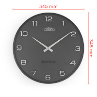 Nástenné hodiny PRIM Bloom II- B E01P.4157.91 Grafit, 35cm Nástenné hodiny PRIM Bloom II- B E01P.4157.91 Grafit, 35cm