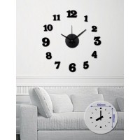 Nalepovacie nástenné hodiny, MPM 3508/12bk, 50cm